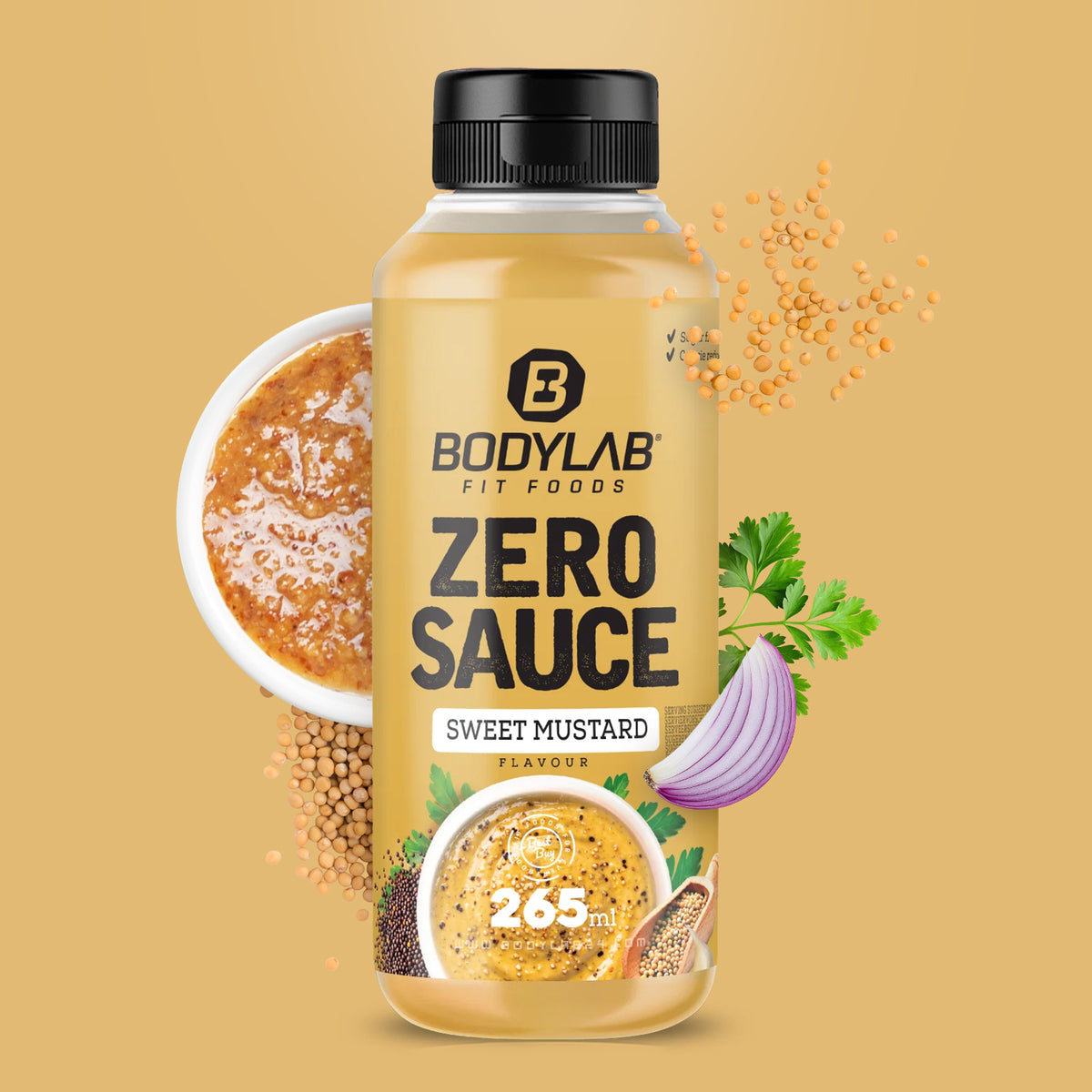 Zero Sauce (265ml) Süßer Senf