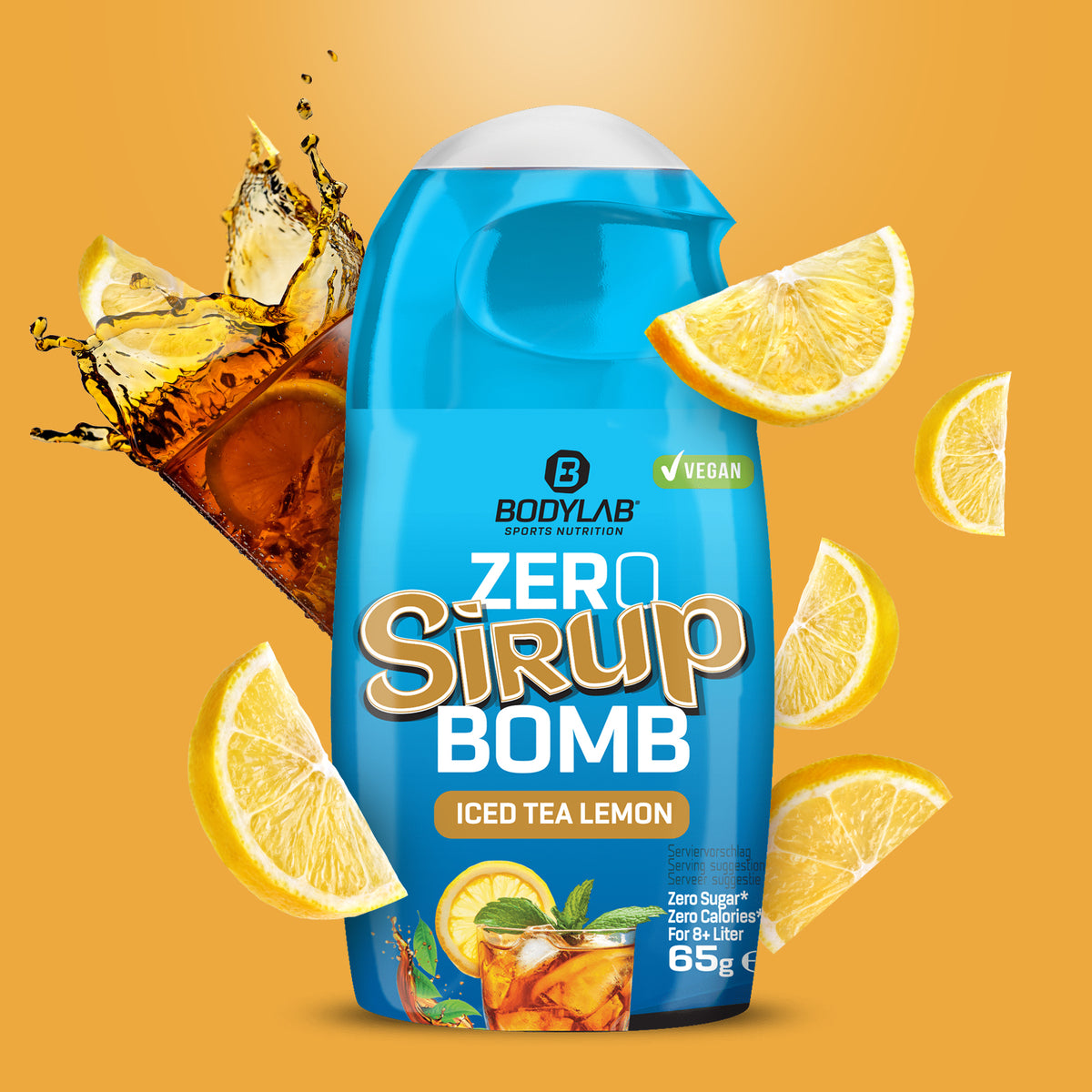 ZERO Sirup BOMB (65ml) Eistee Zitrone