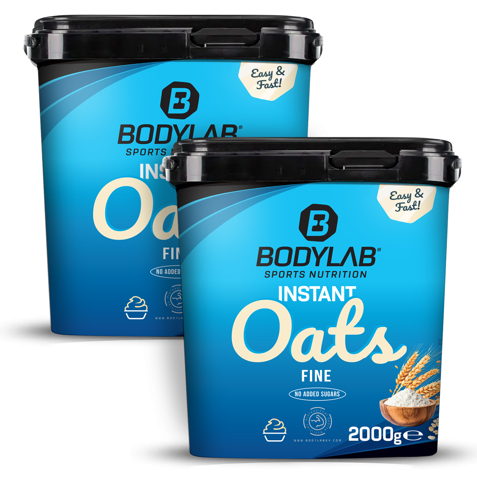 2 x Instant Oats fine (je 2000g)