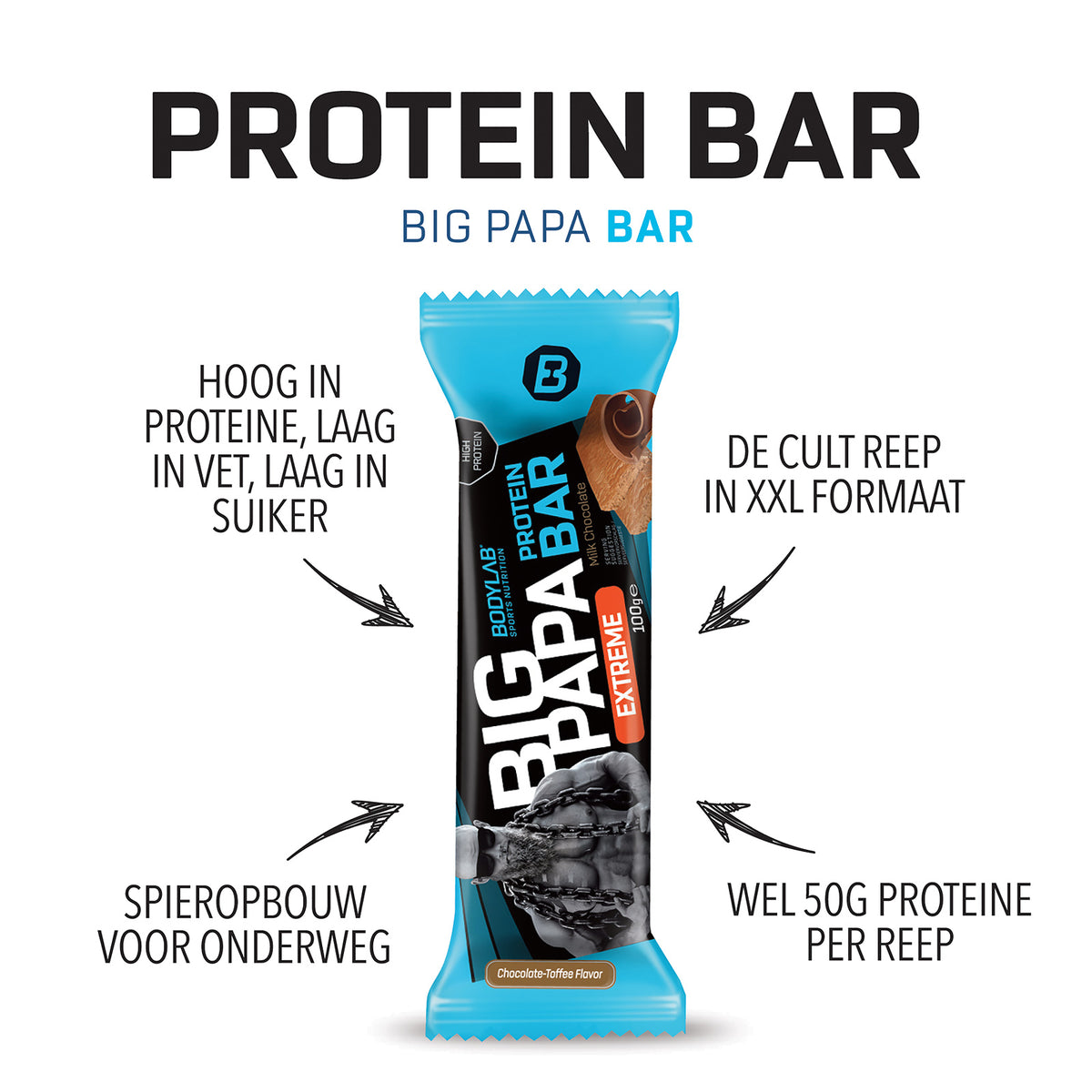 BIG PAPA 50% Protein Bar Extreme (12x100g)