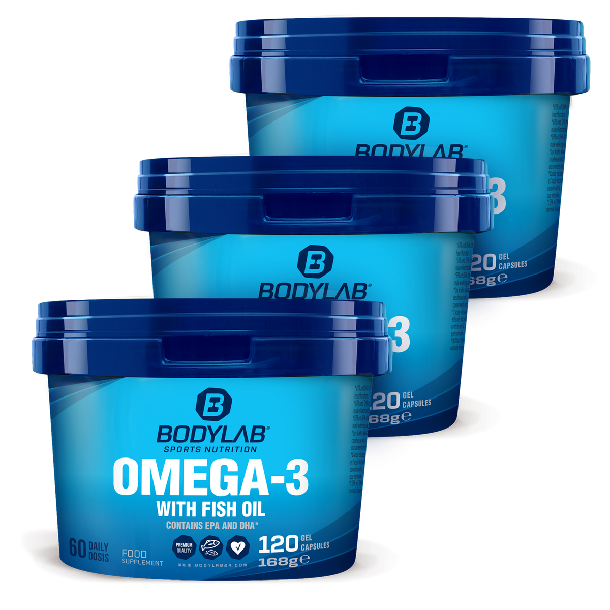 3 x Omega-3 (je 120 Kapseln)