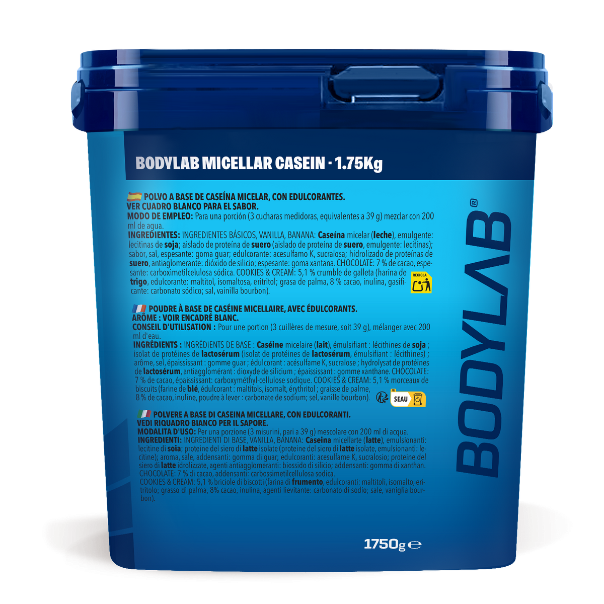 Casein Micellar (1750g) Vanille