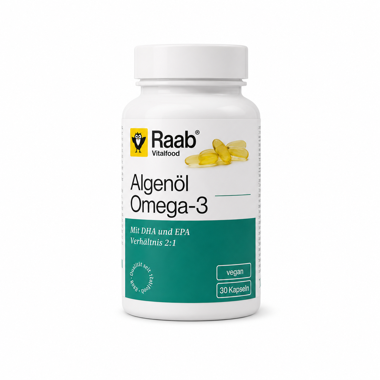 Algenöl Omega-3 (30 Kapseln)