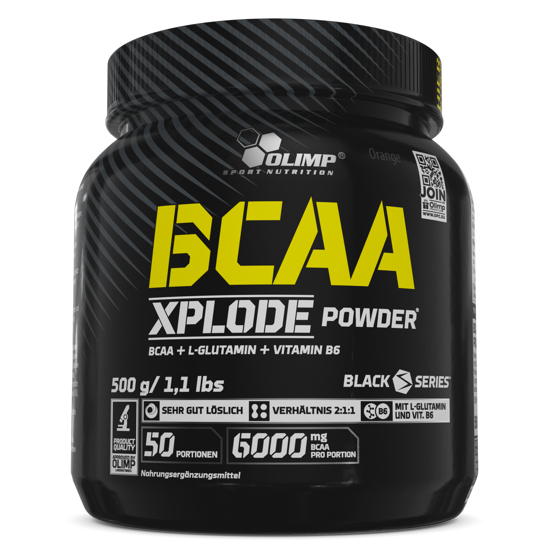 BCAA Xplode Powder (500g) Orange