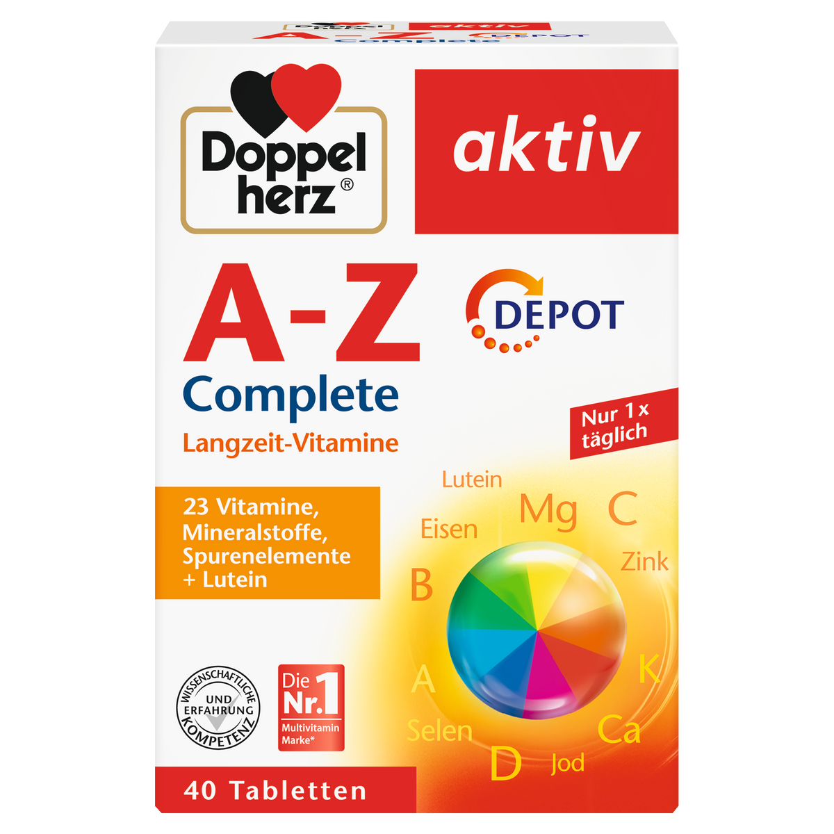 A-Z Langzeit Vitamine Depot (40 Tabletten)