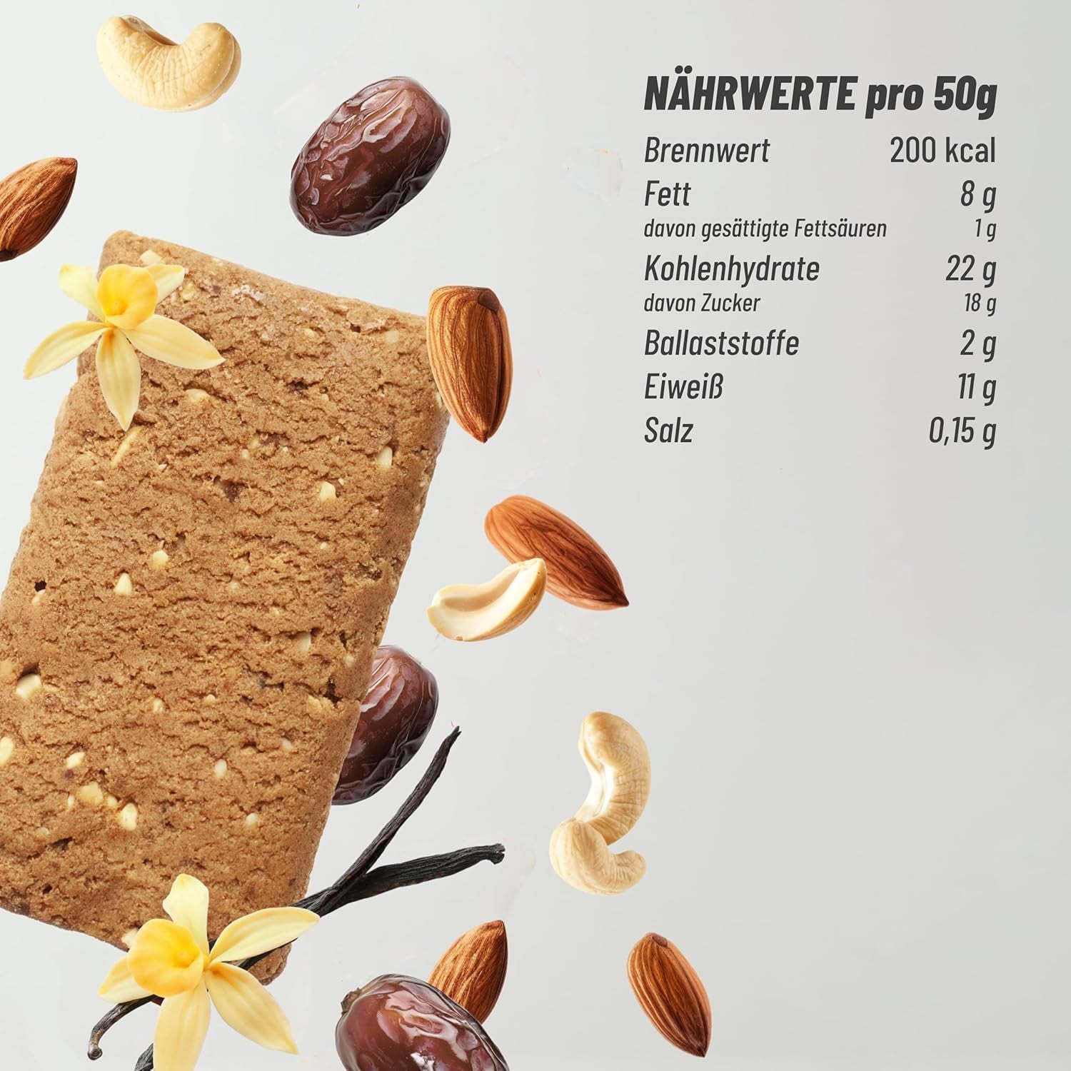Bio Protein Energy Bars Vanilla Almond (12x50g)