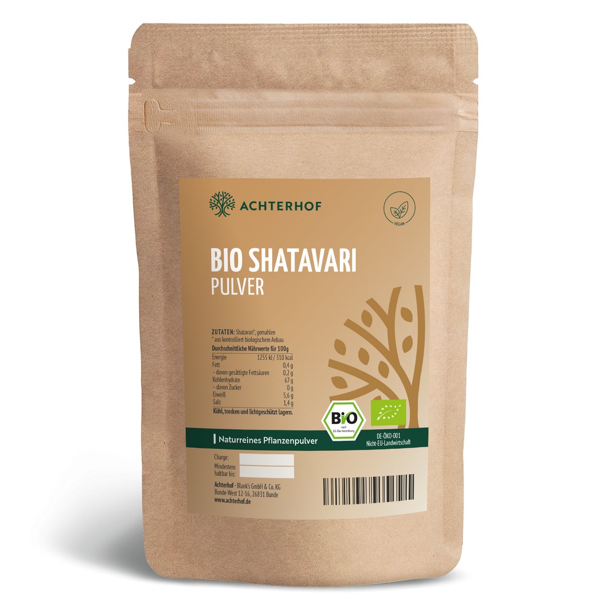 Bio Shatavari Pulver (250g)