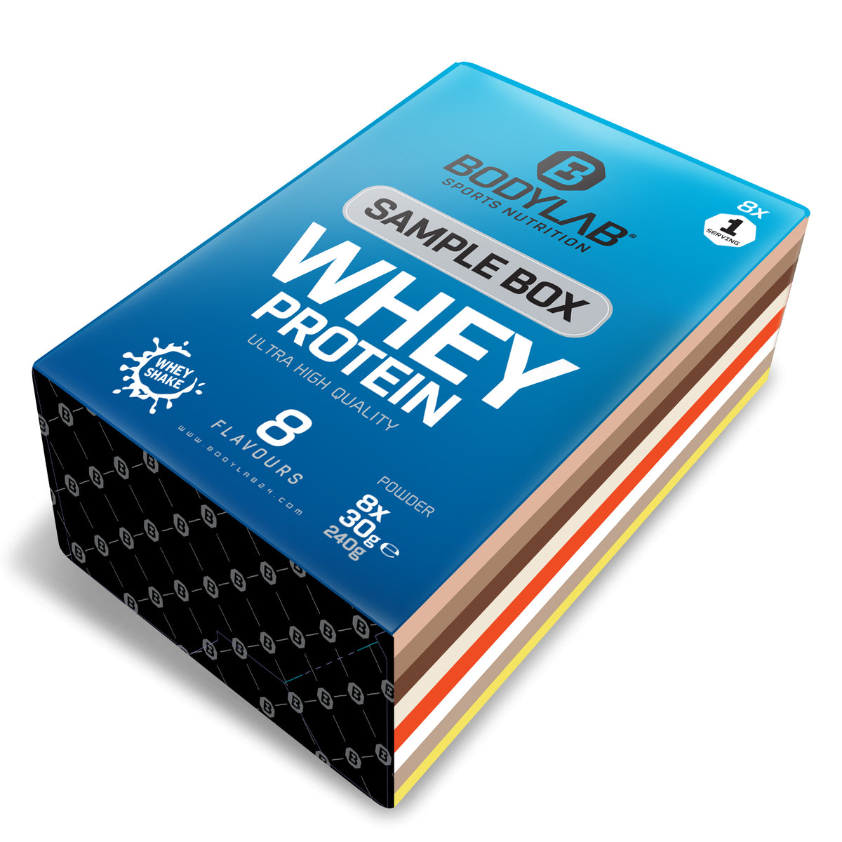 Whey Protein Probierboxen (8 Proben je 30g) Probierbox 2 (8x30g)