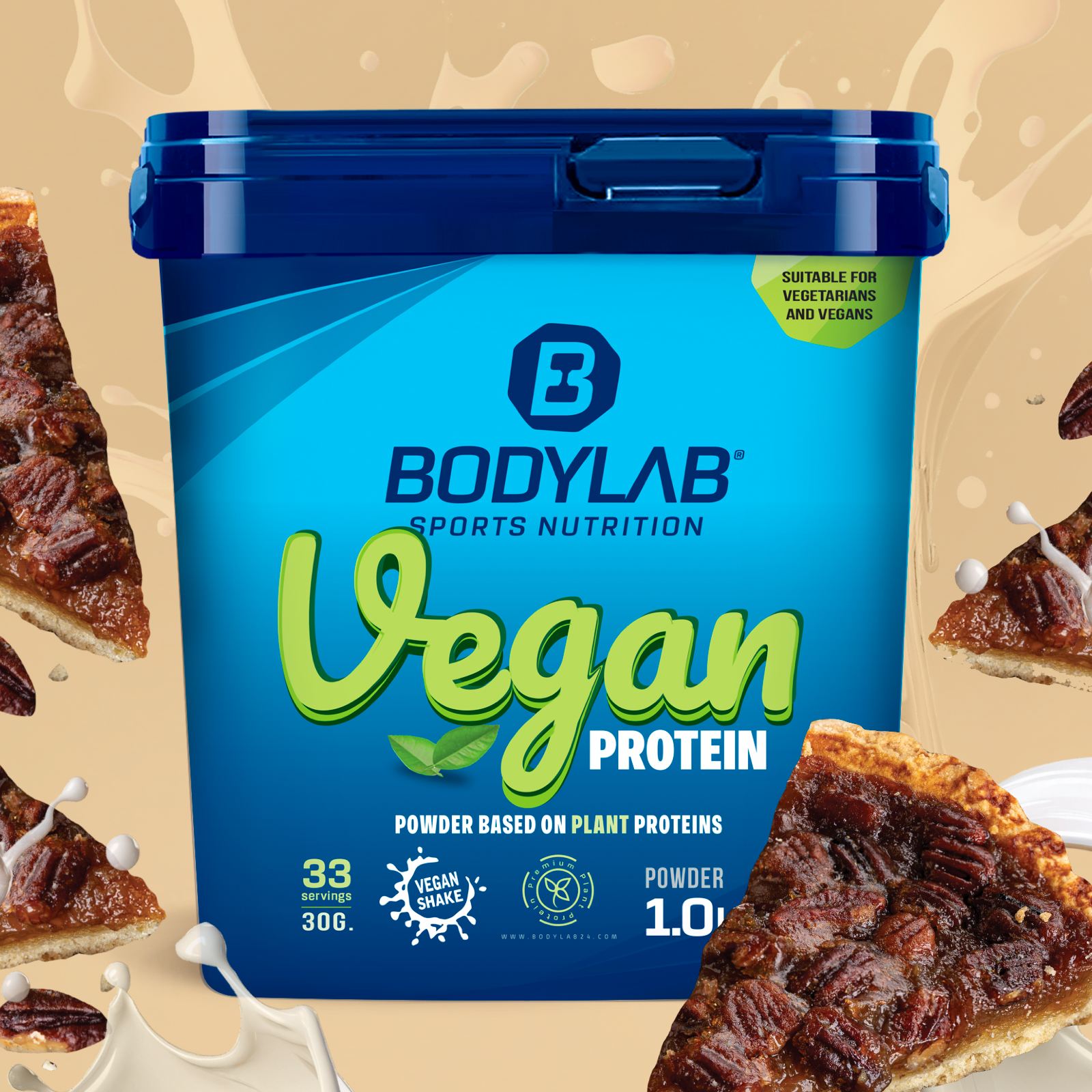 Vegan Protein (1000g) Pecan Pie Caramel