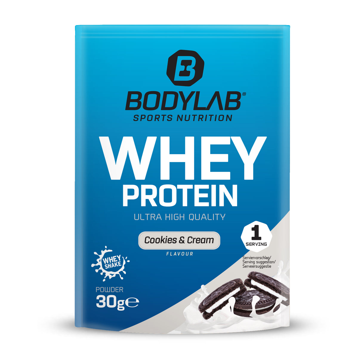 Whey Protein Probierboxen (8 Proben je 30g) Probierbox 1 (8x30g)