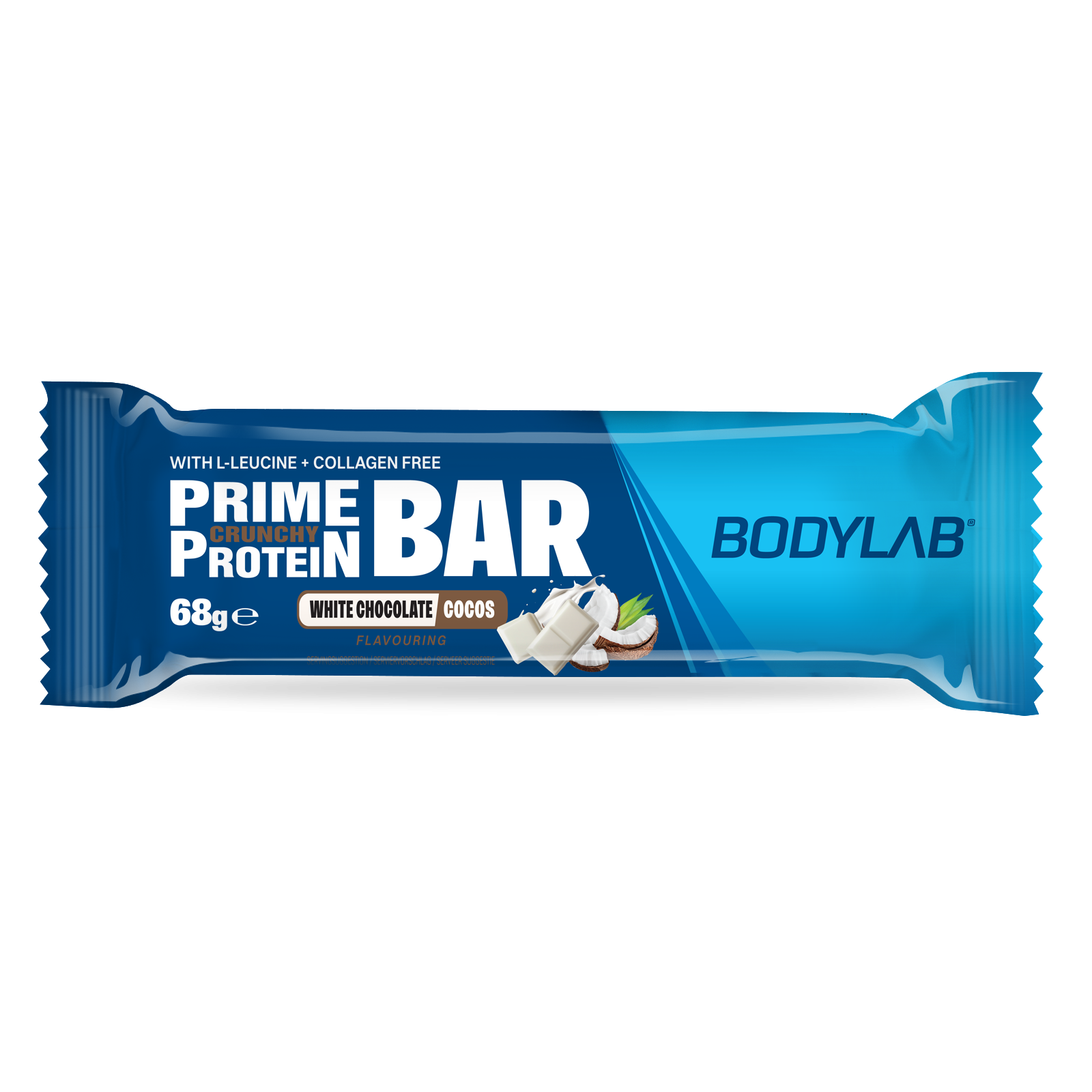 Prime Crunchy Protein Bar (12x65g) White Chocolate & Coconut