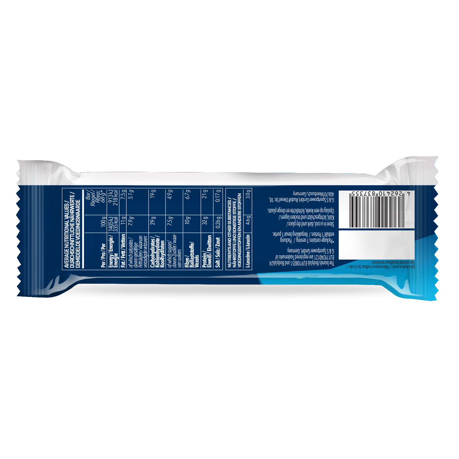 Prime Crunchy Protein Bar (12x65g) White Chocolate & Coconut