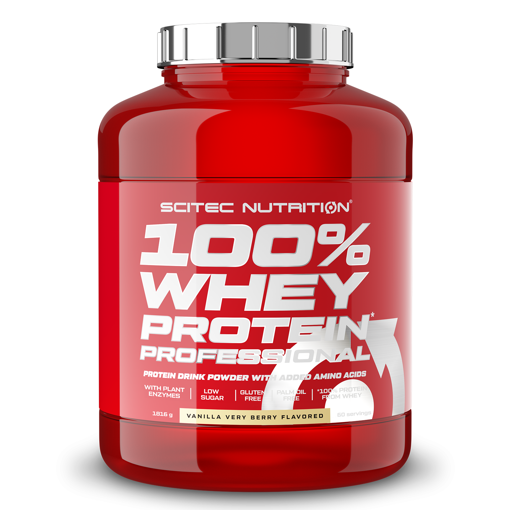 100% Whey Protein Professional (1816g) Vanilla Very Berry