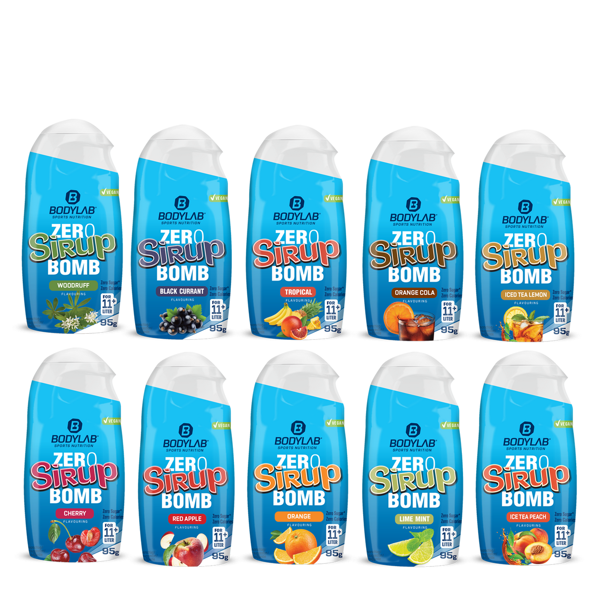ZERO Sirup BOMB Bestseller Box (10x95ml)