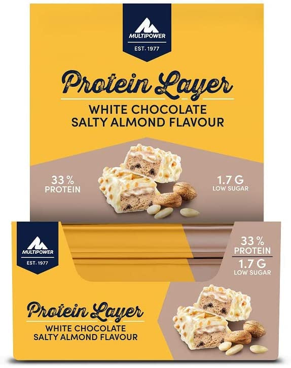 Protein Layer (18x50g) White Chocolate Salty Almond