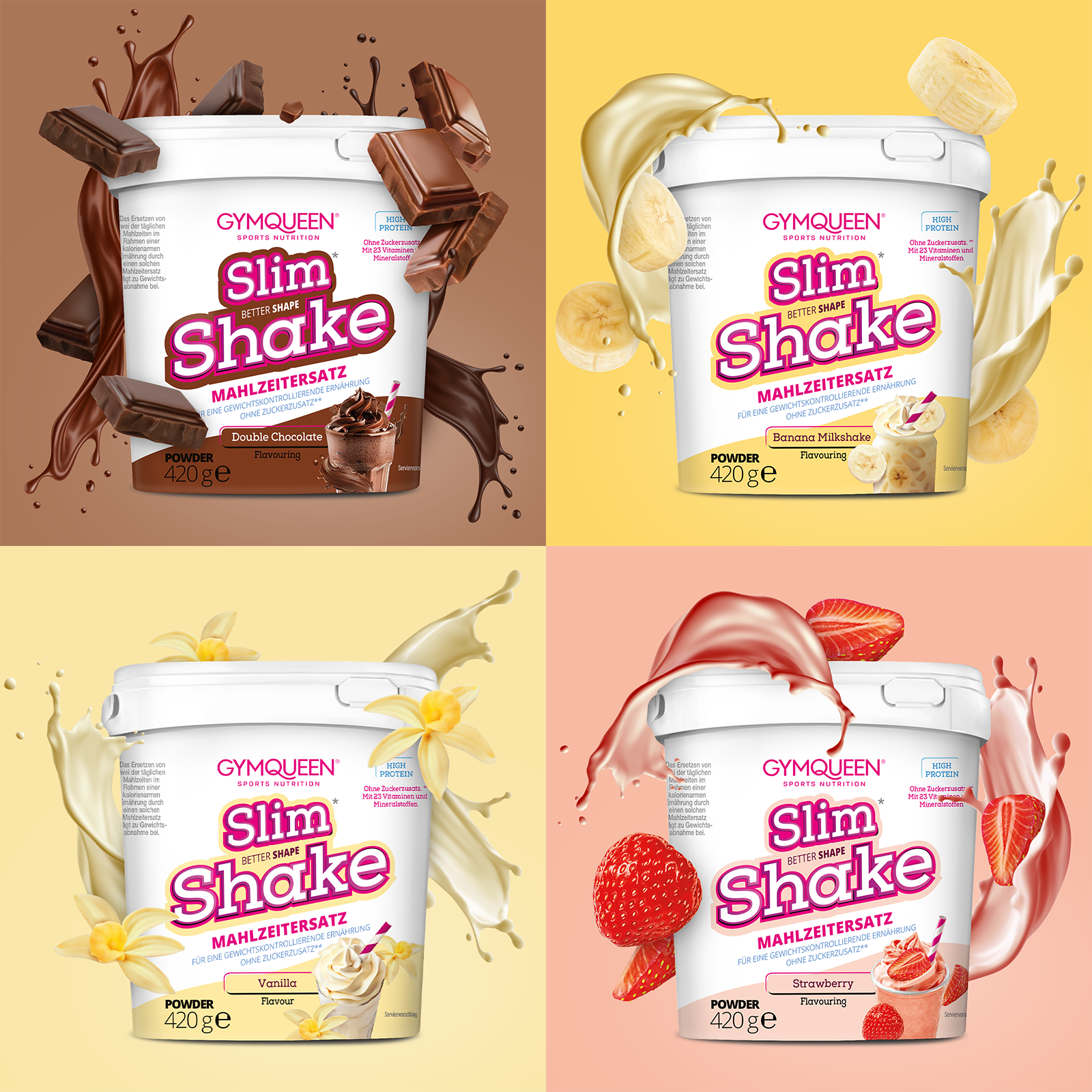 Slim Shake 4er Pack