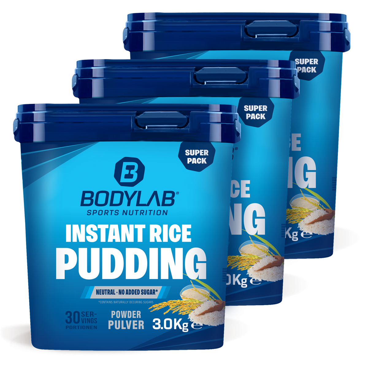 3 x Instant Rice Pudding (je 3000g)