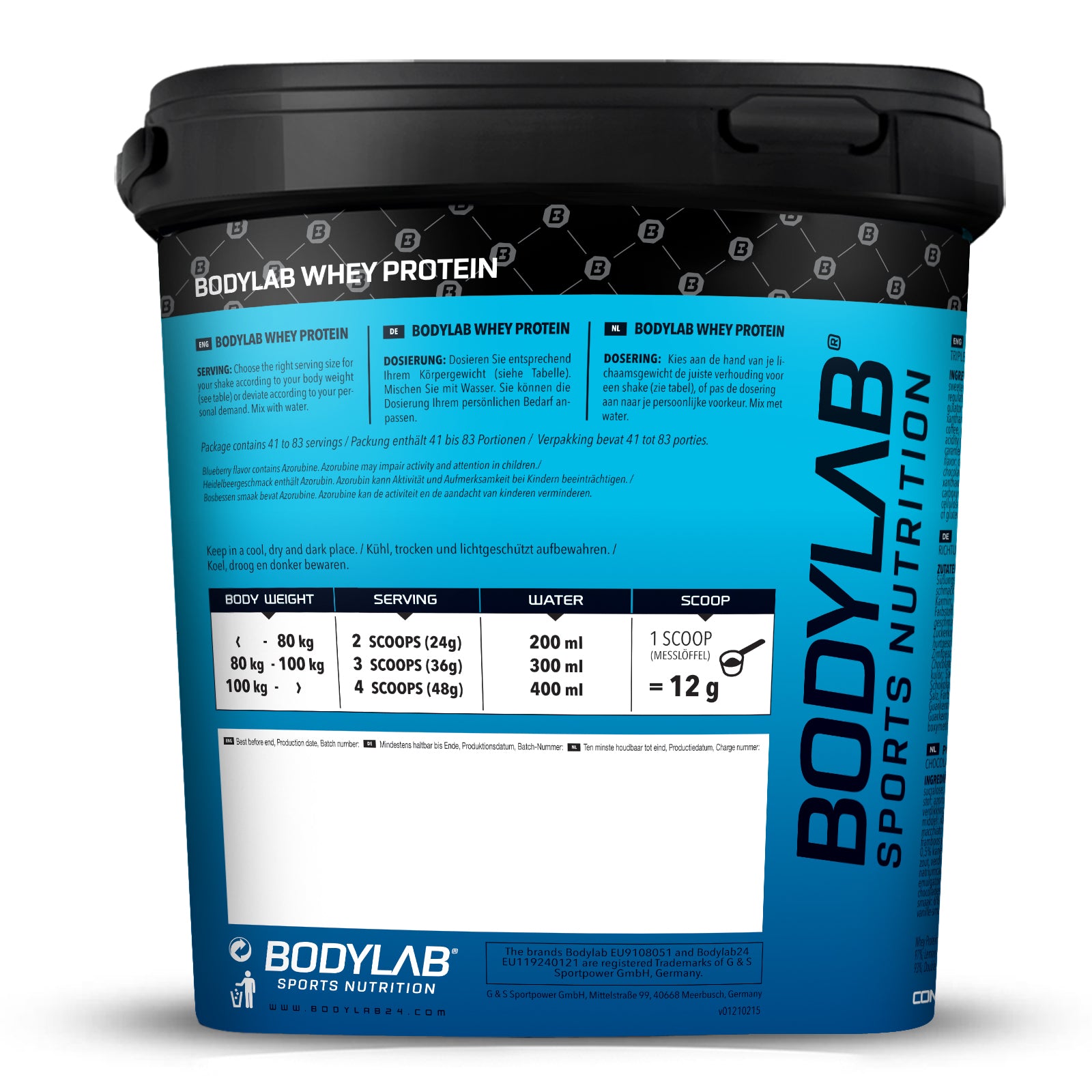 Whey Protein (2000g) Chunky Triple Chocolate