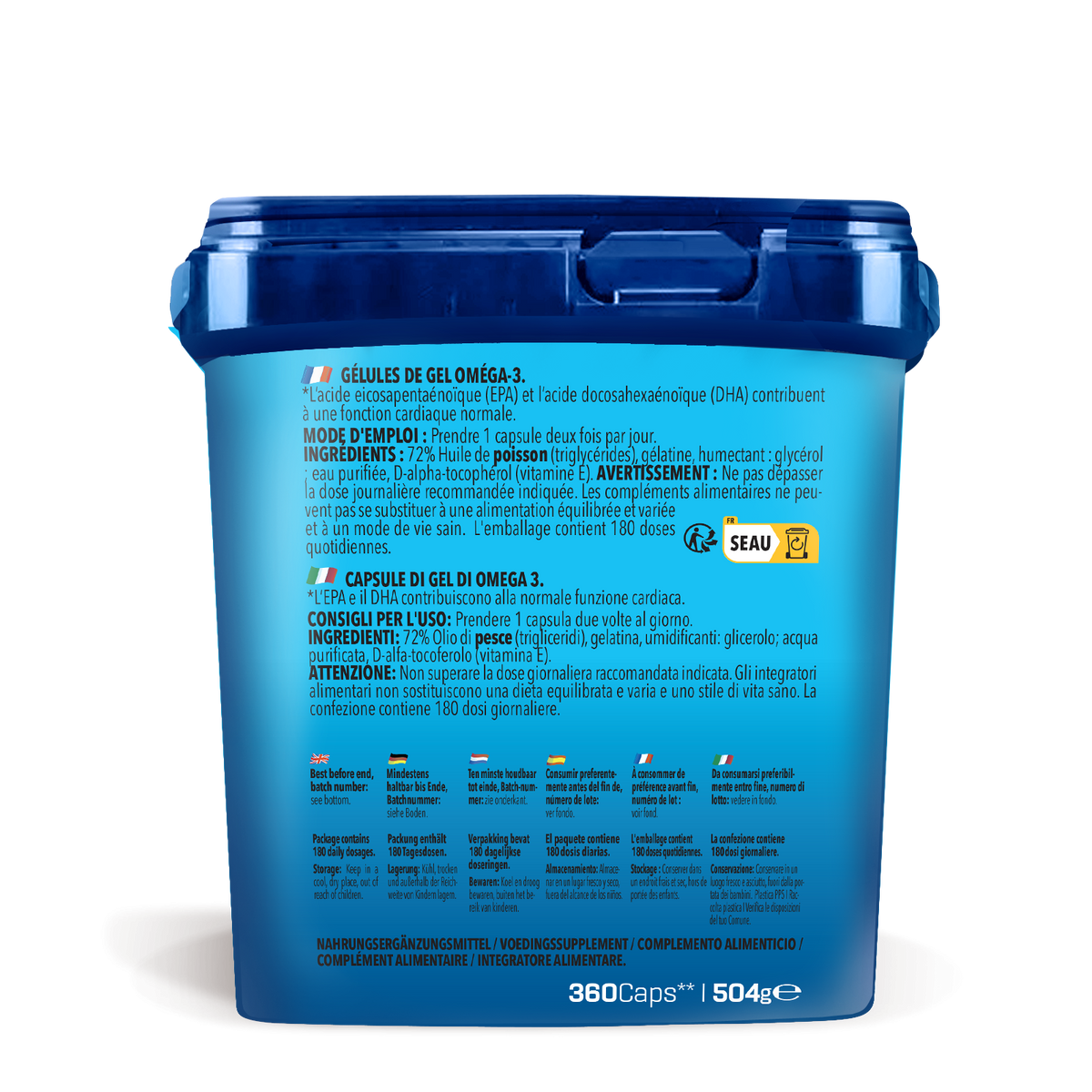 BIG PACK Omega-3 (360 Kapseln)