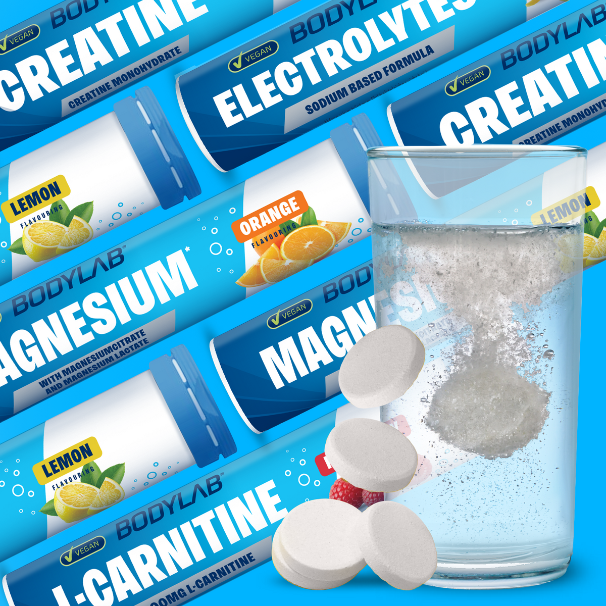 Vitamin C + Zinc - 20 Brausetabletten - Lemon Flavouring