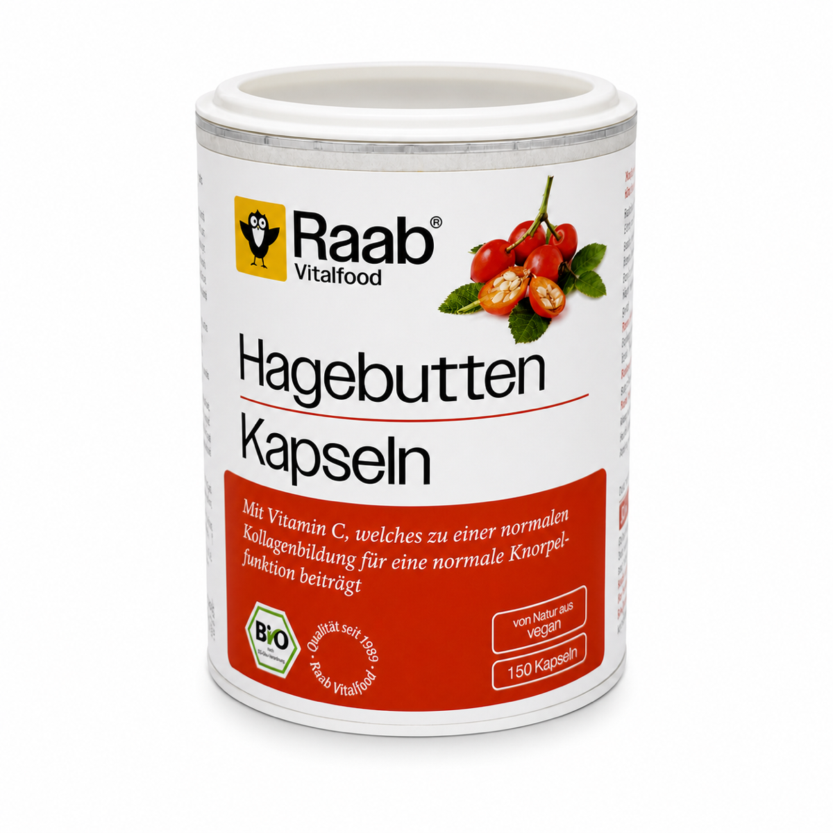 Hagebutte bio (150 Kapseln)