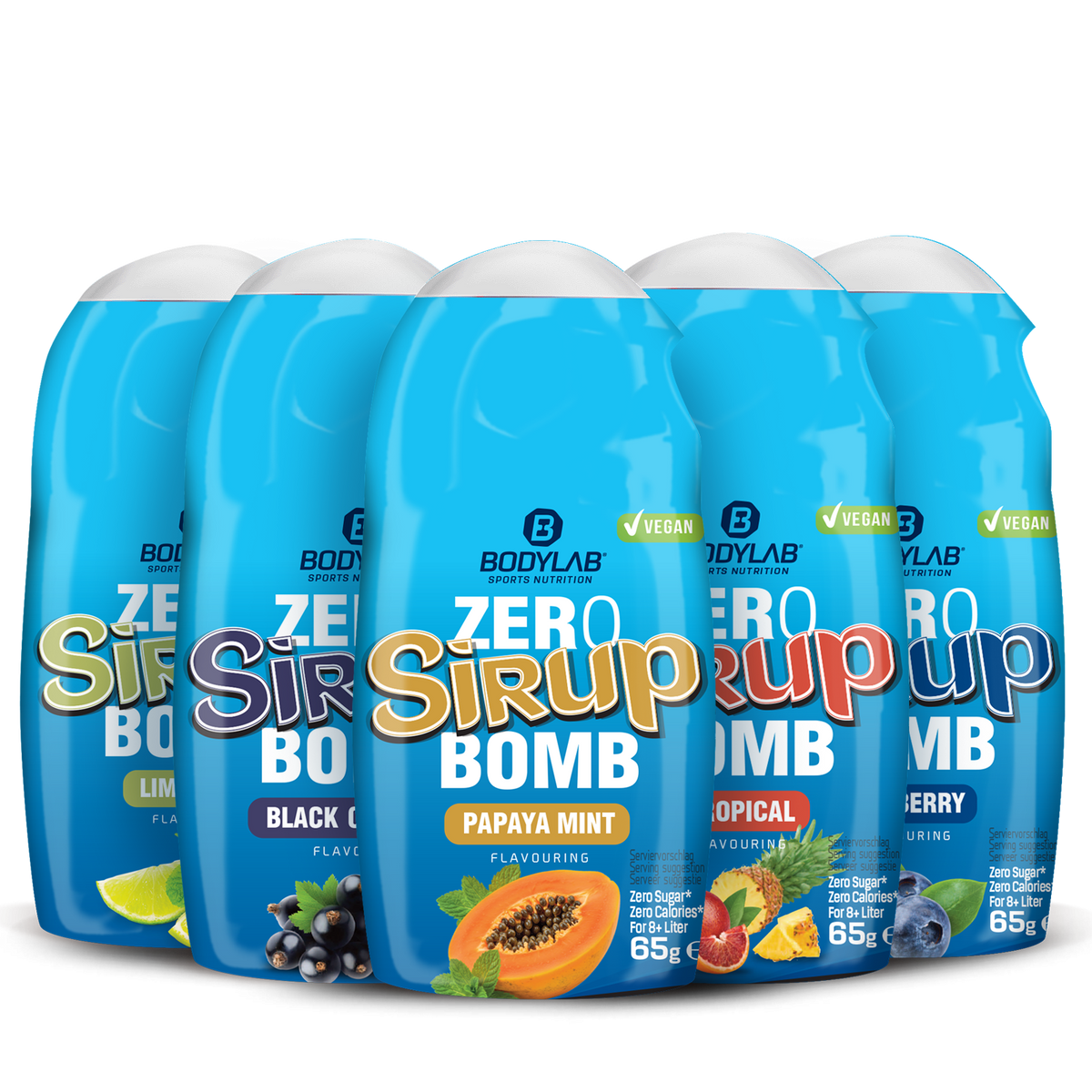 ZERO Sirup BOMB 1.0 - 4.0 Box  (5x65ml) Mixed Box 4