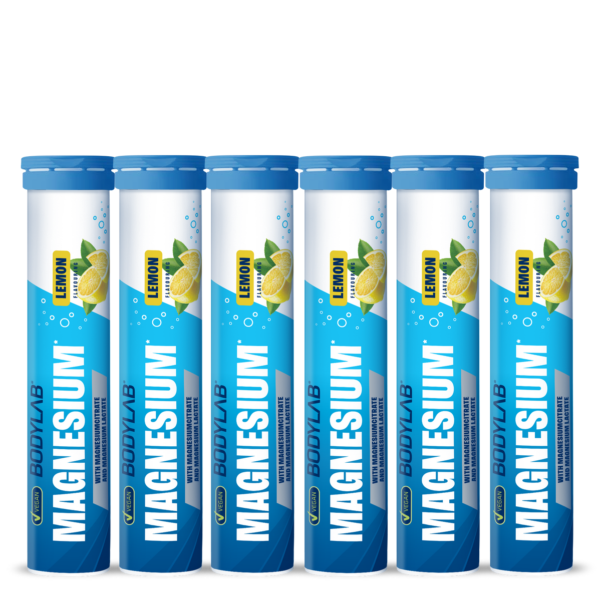Magnesium (6x 20 Brausetabletten) Lemon