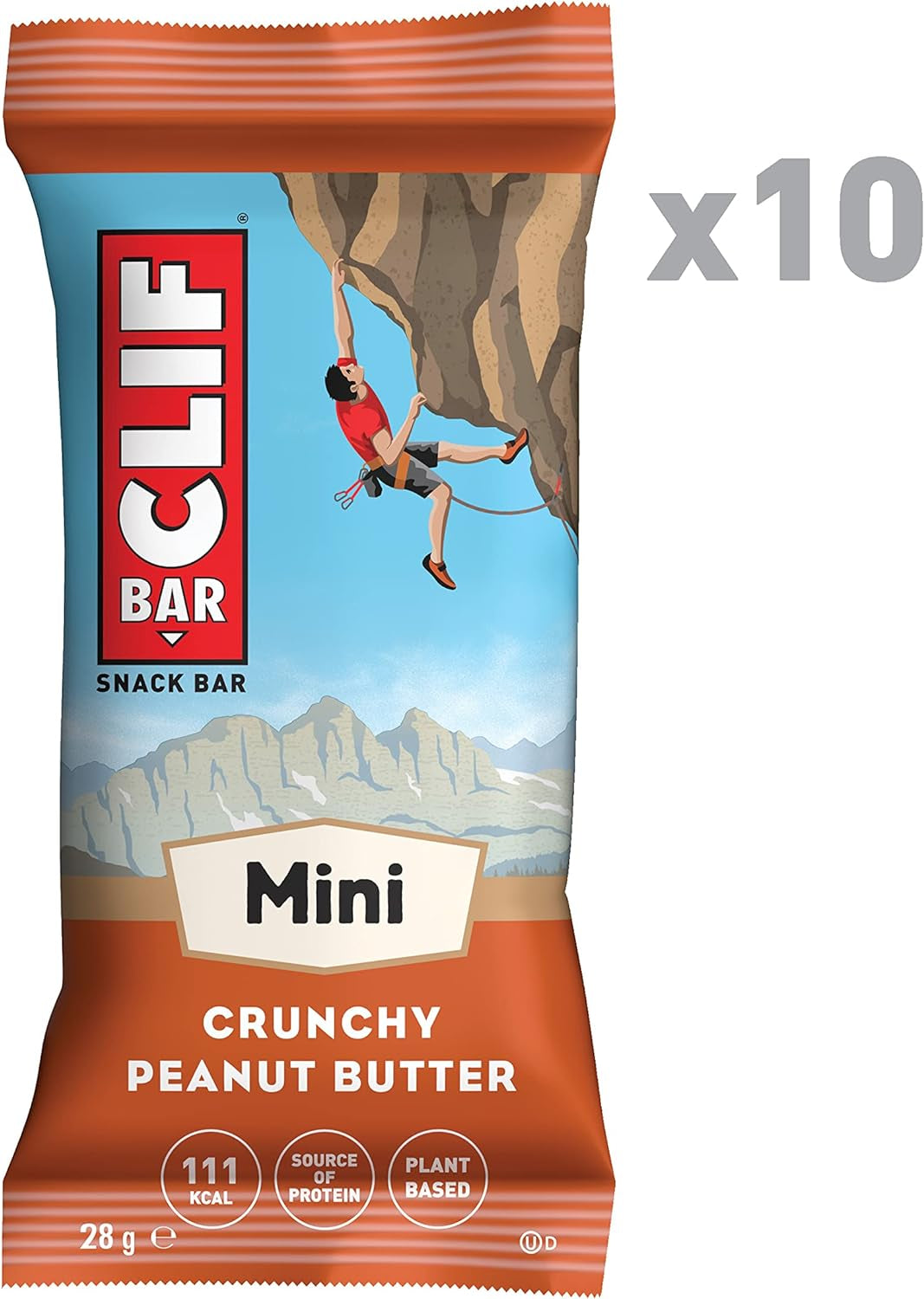 Clif Mini Bar (10x28g) Crunchy Peanut Butter