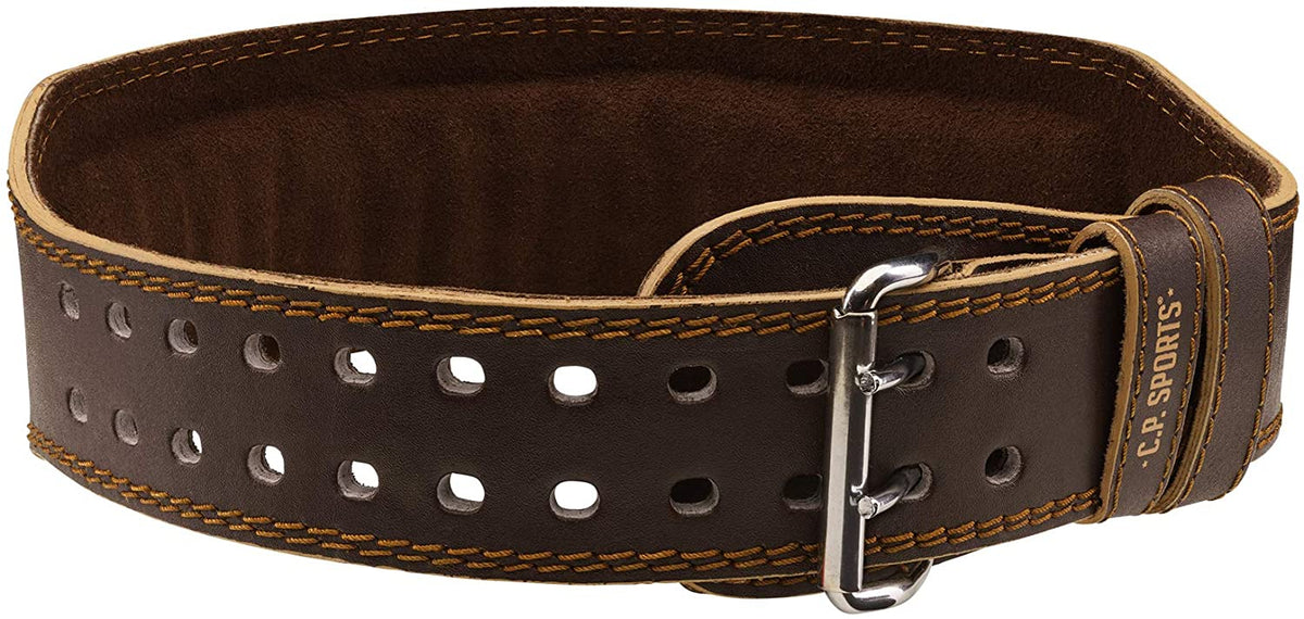 Gewichthebergürtel Leder Braun XS