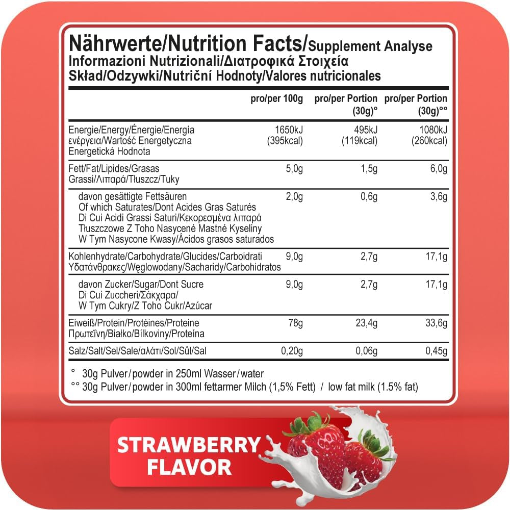 100% Whey Premium (2270g) Strawberry