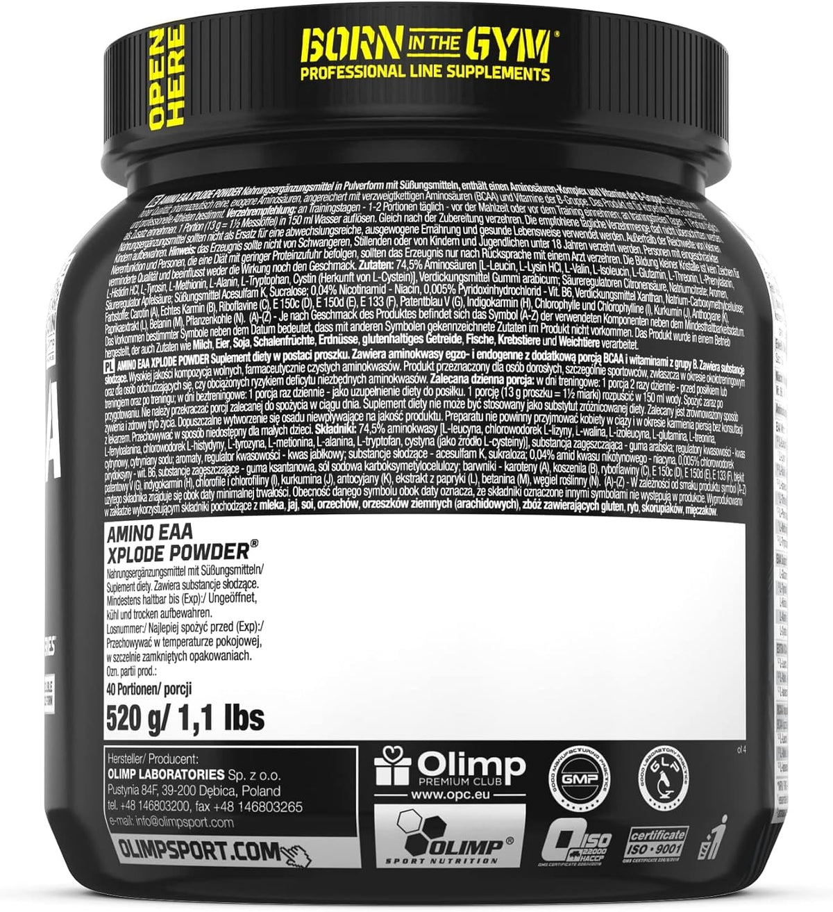 Amino EAA Xplode (520g) Ananas