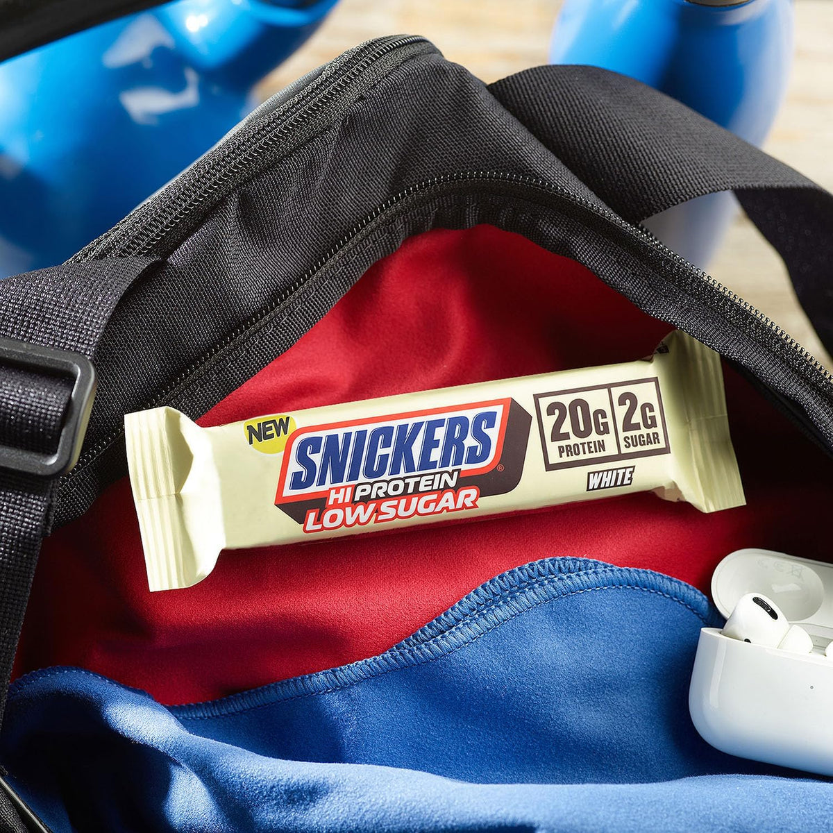 Snickers Low Sugar High Protein Bar (12x57g) White Chocolate