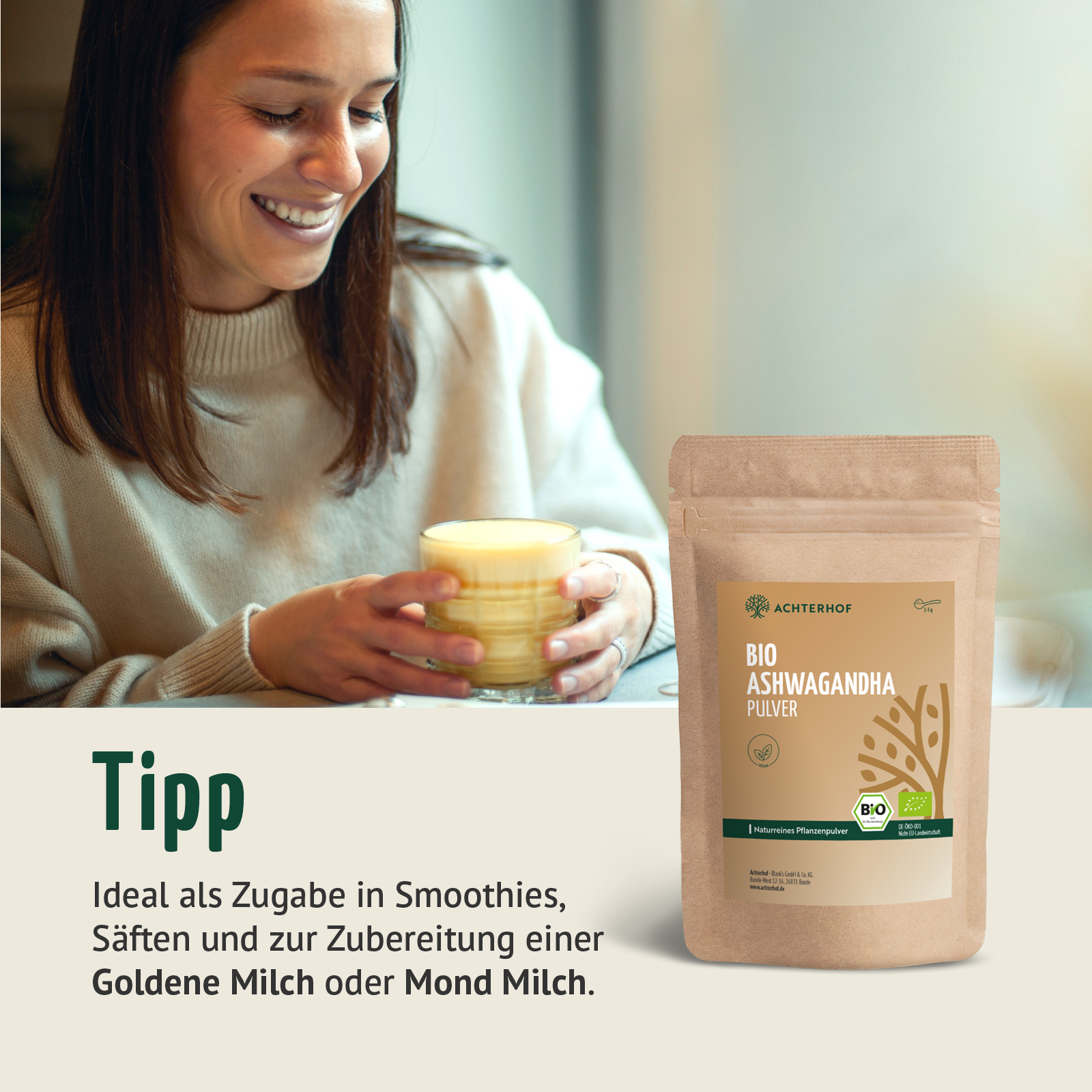 Bio Ashwagandha Pulver (1000g)