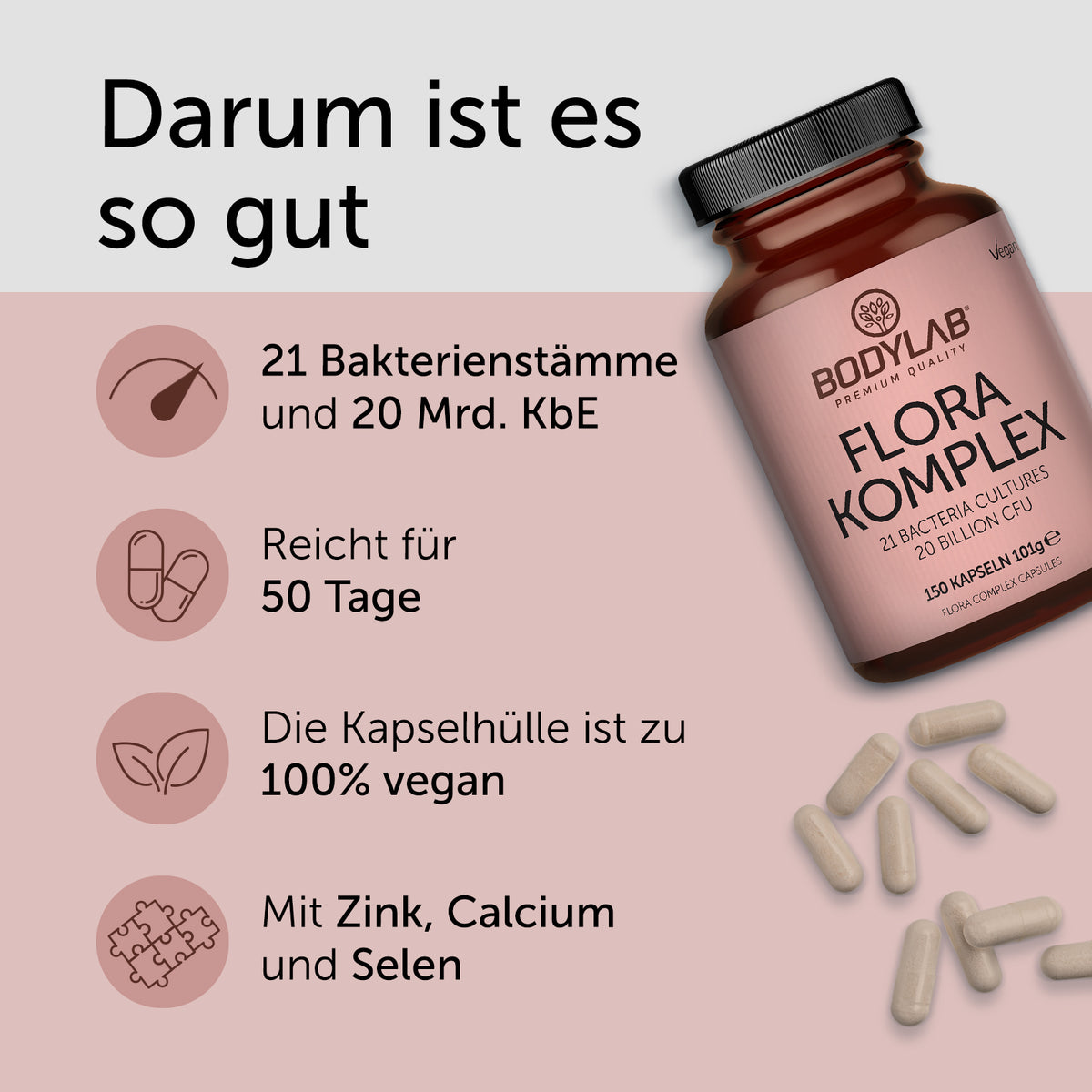 2 x Flora Complex / Komplex (2 x 150 Kapseln)