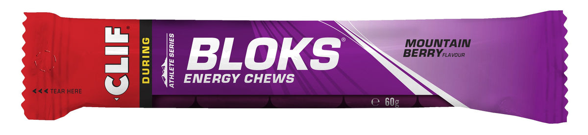 Clif Bloks Energy Chews (18x60g) Mountain Berry