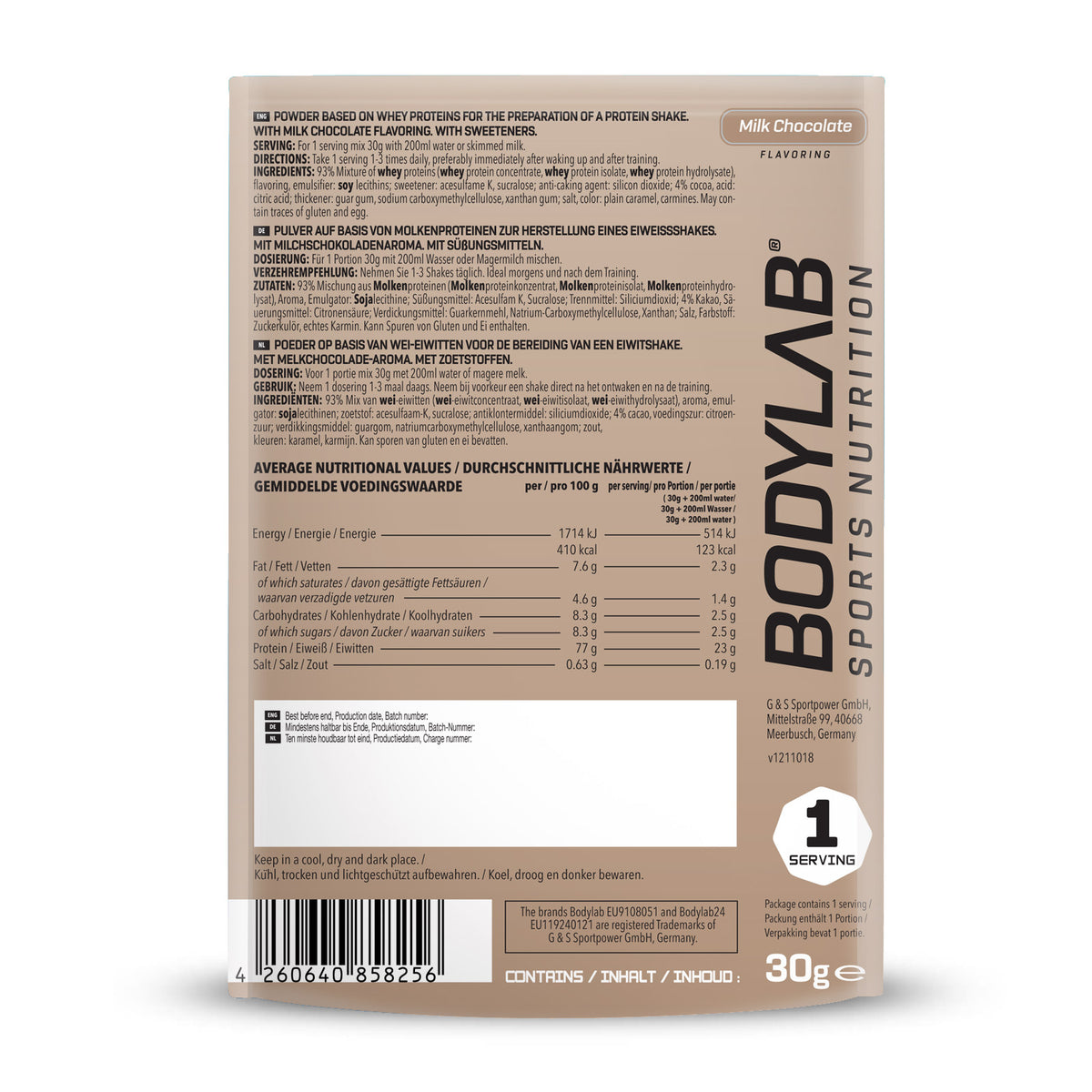 Whey Protein Probe (30g) Milk Chocolate