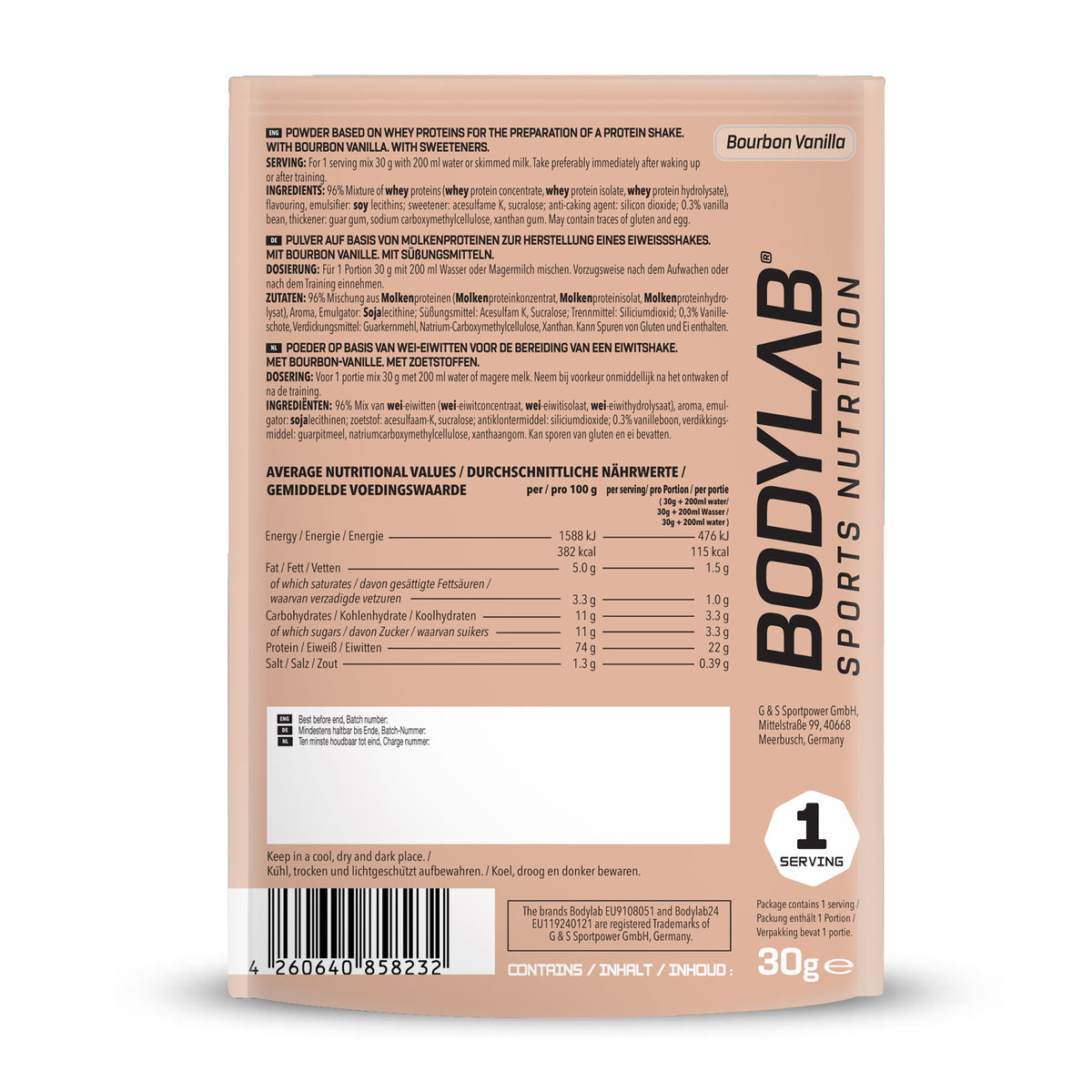 Whey Protein Probierboxen (8 Proben je 30g) Probierbox 2 (8x30g)