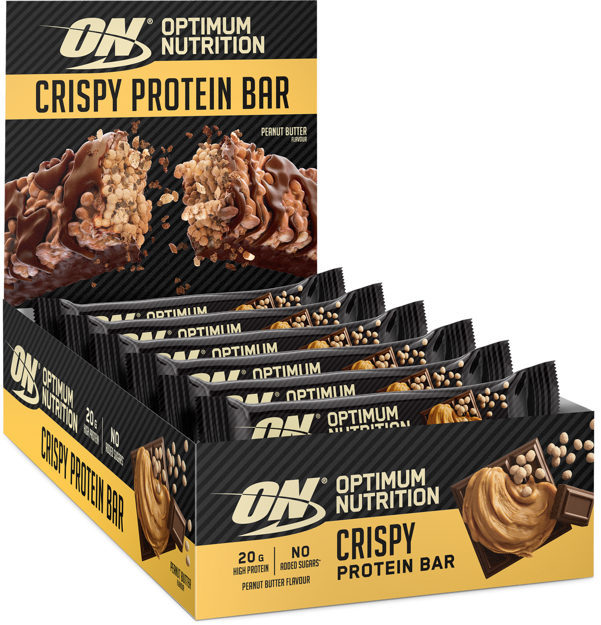 Crispy Protein Bar (10x65g) Peanut Butter