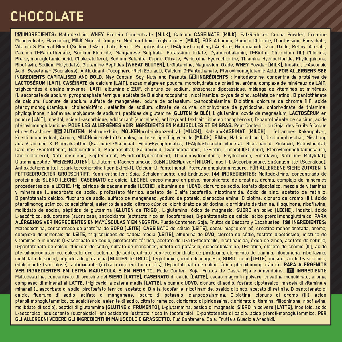 Serious Mass (5330g) Schokolade