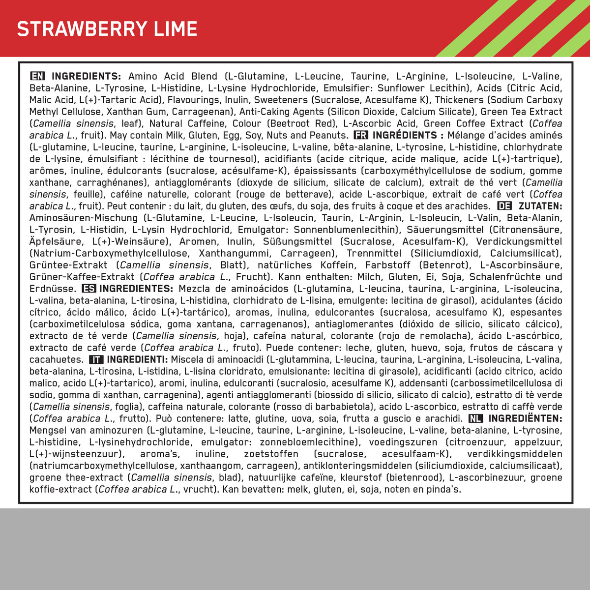 Amino Energy (270g) Strawberry Lime