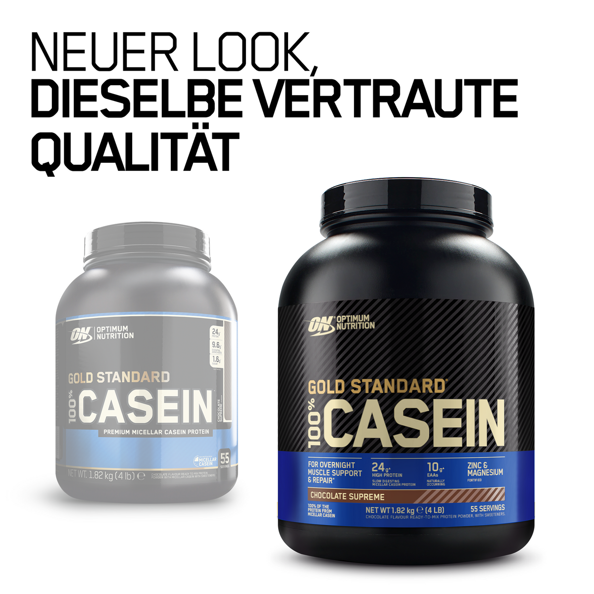 100% Casein Gold Standard (1820g) Schoko