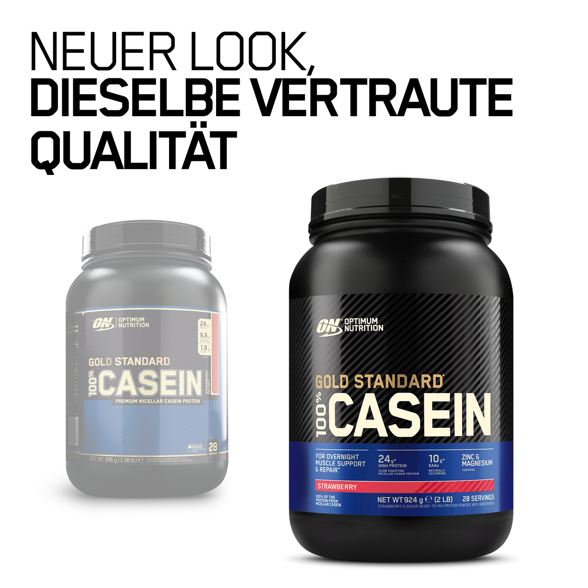 100% Casein (924g) Stawberry