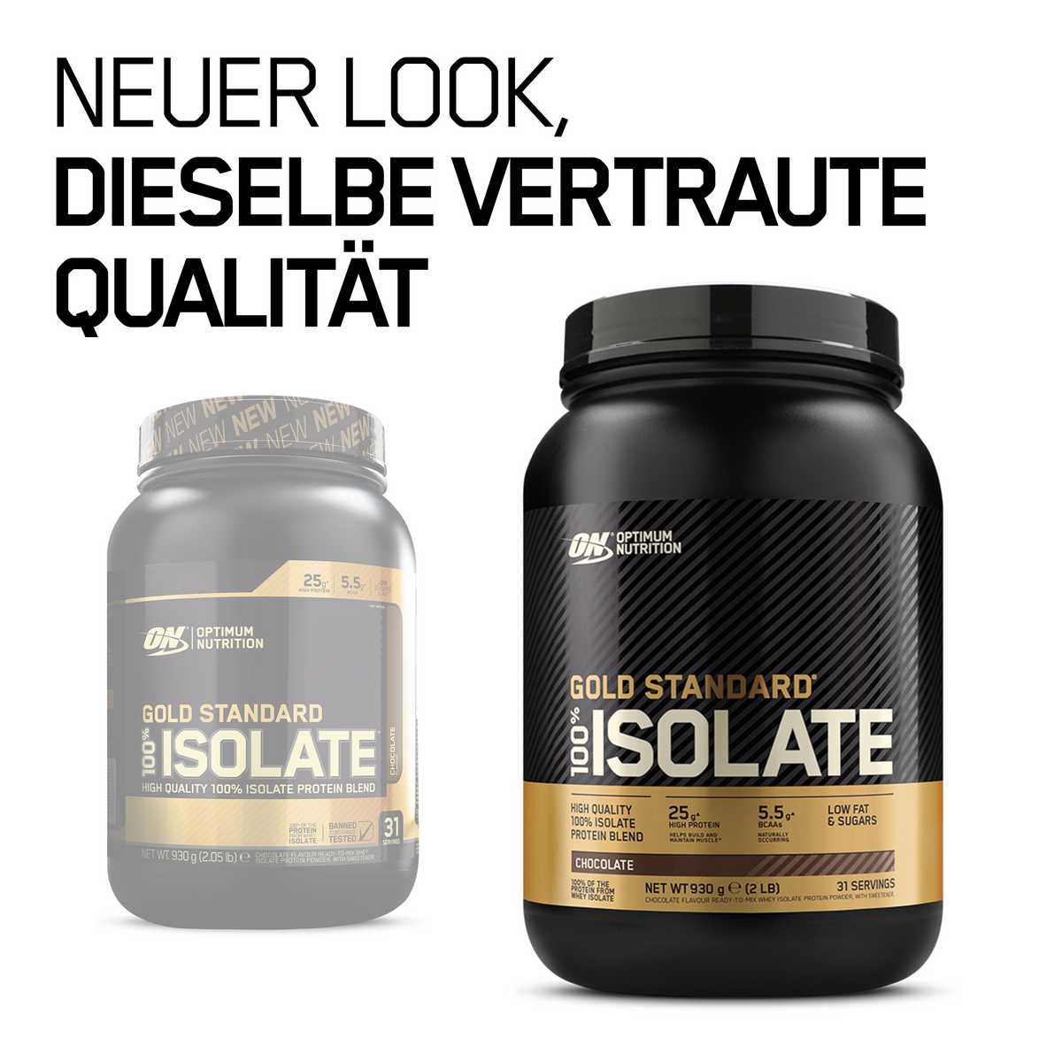 100% Gold Standard Isolate (930g) Chocolate