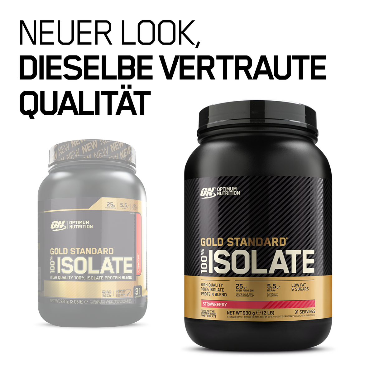 100% Gold Standard Isolate (930g) Strawberry