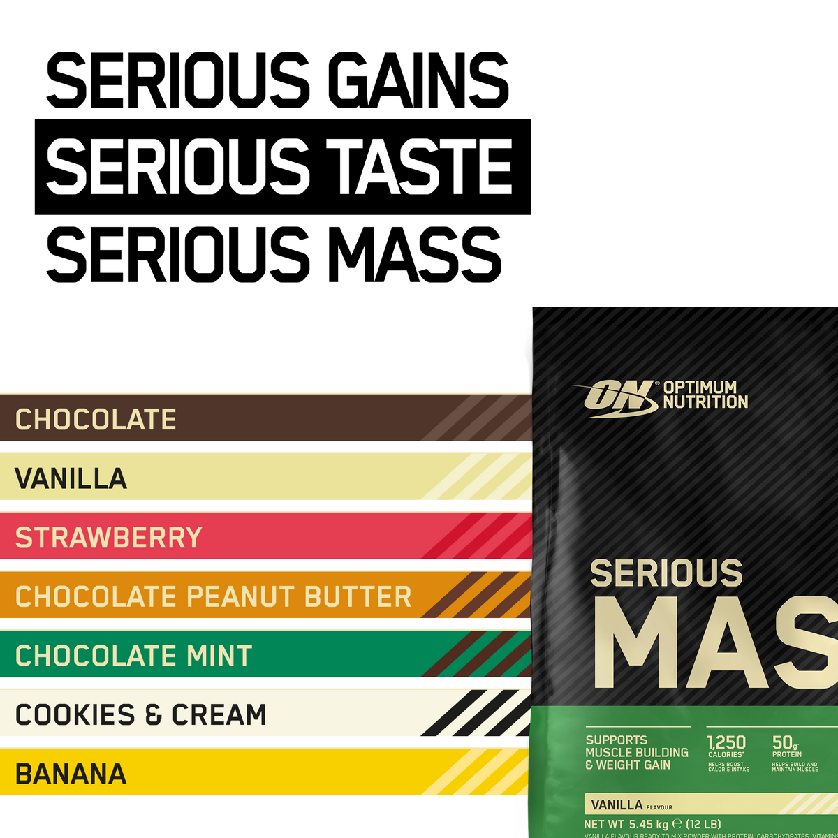 Serious Mass (5330g) Vanille