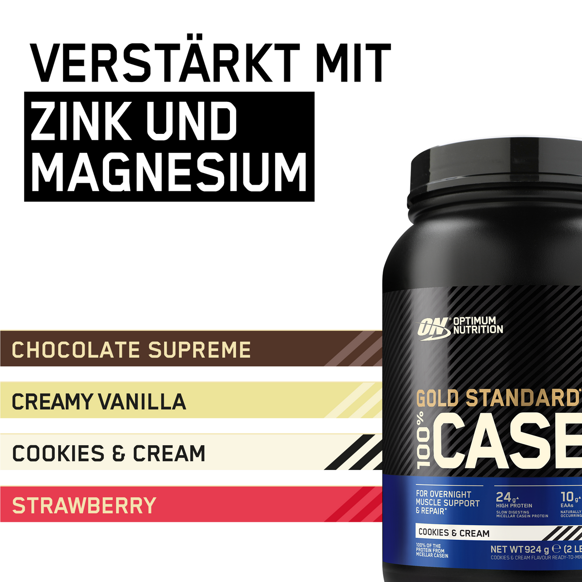100% Casein (924g) Cookies & Creme