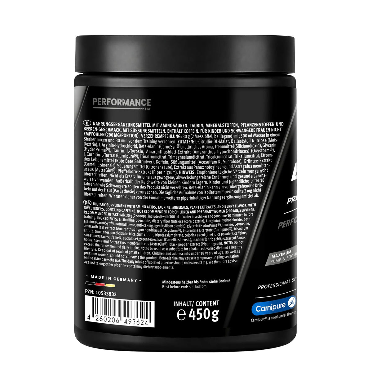 Muscle Booster 2.0 Mixed Berry (450g)