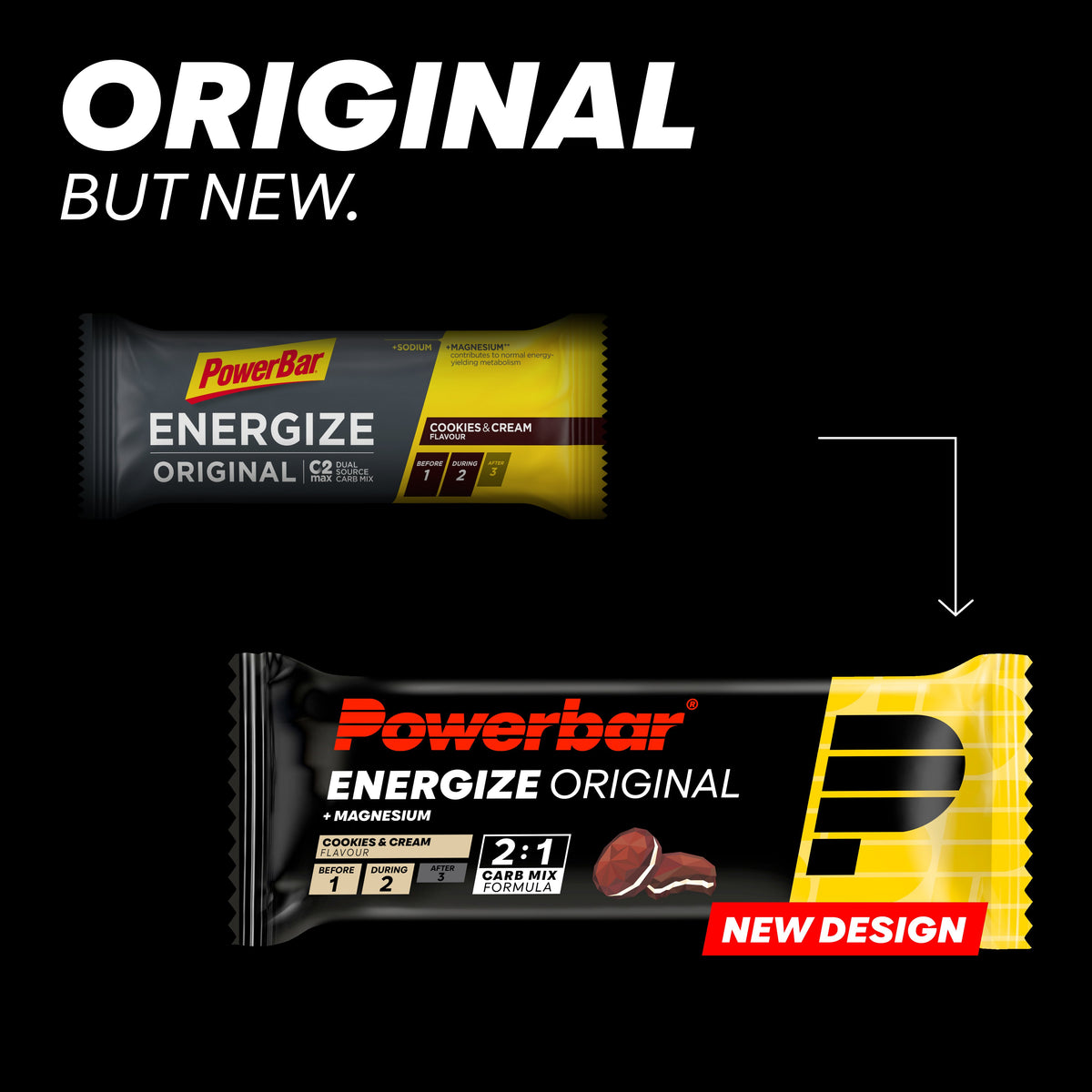 Energize Original Bar (15x55g) Cookies & Cream