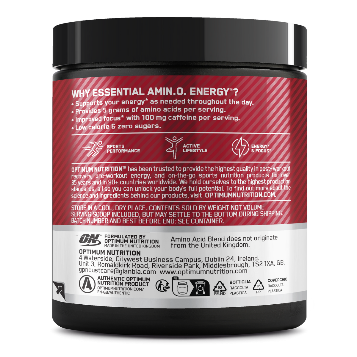 Amino Energy (270g) Fruit Fusion