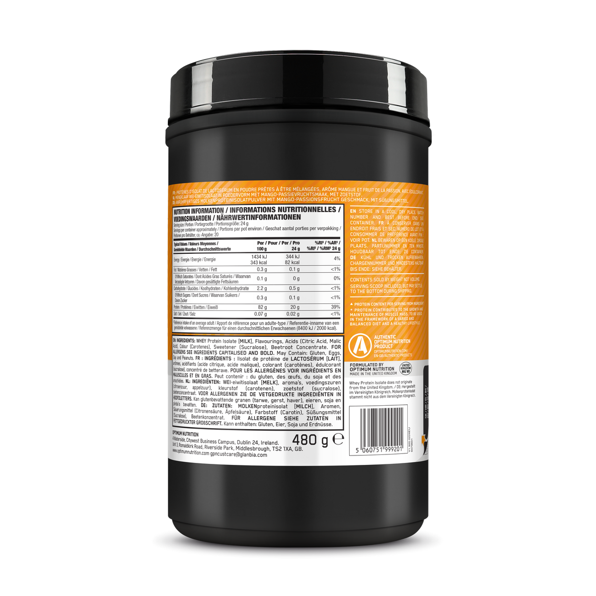 Clear Protein (480g) Mango Passion Fruit